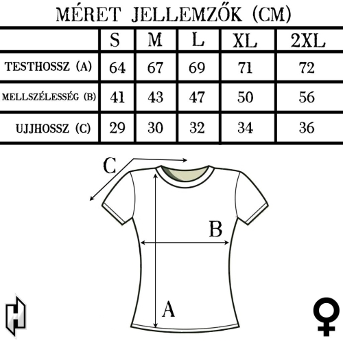 Ossian: Célpont a Szívemen Borító / Turné Női Póló