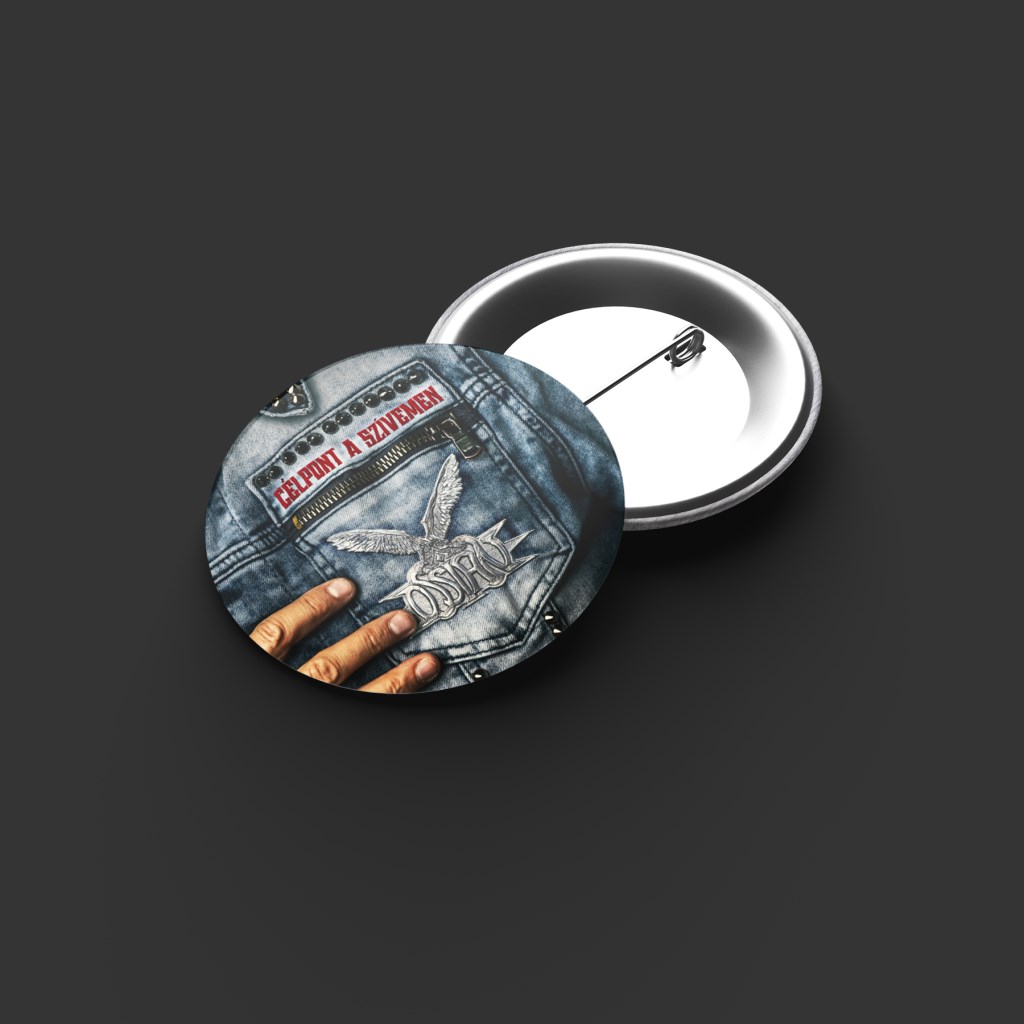 Ossian: Célpont a Szívemen Borító kitűző