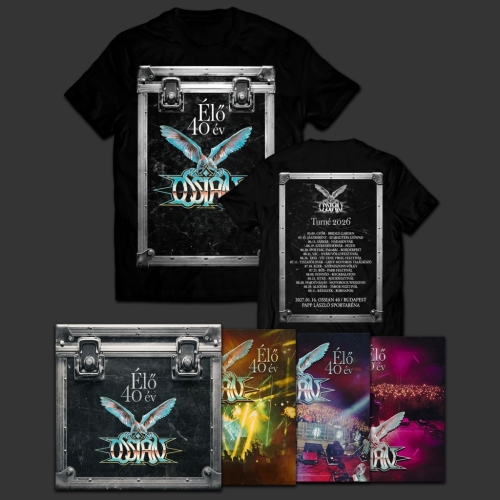 Ossian: Élő 40 év 3LP + Póló Csomag