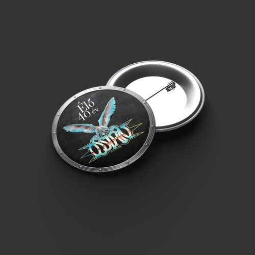 Ossian: Élő 40 év Borító Közepes Kitűző