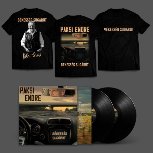 Paksi Endre: Békesség sugárút 2LP + póló csomag
